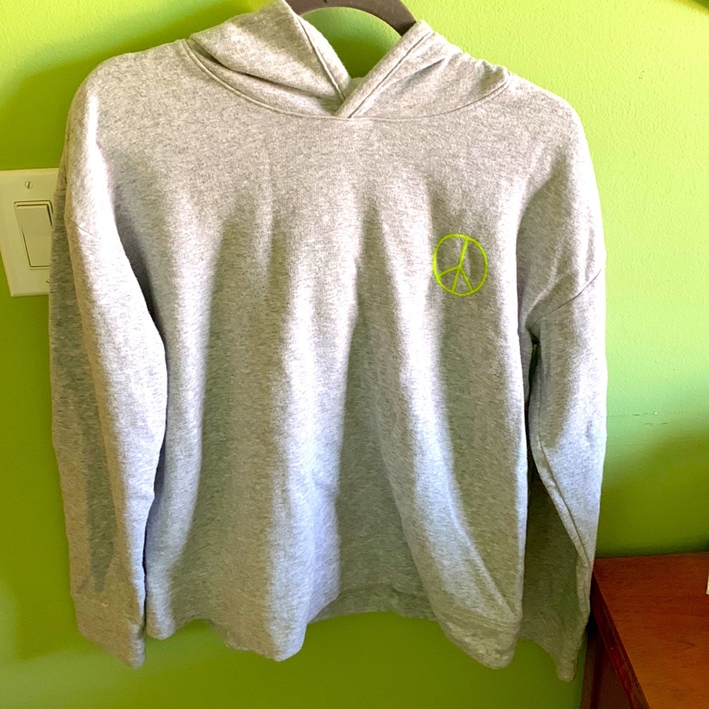 Peace sign hoodie